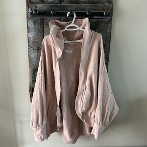 Women's We The Free Forever Yours Cardi w/Hood & Pockets Pale Pink